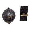 "Belshazzar" Brass Manual Old Fashioned Door Bell 